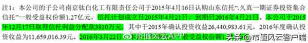 重磅财务舞弊！金浦钛业财务造假和实控人10亿资金侵占疑云