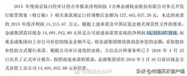 重磅财务舞弊！金浦钛业财务造假和实控人10亿资金侵占疑云